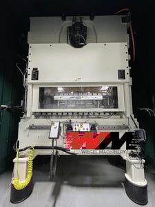 50 Ton, Bruderer #BSTA510-150, high speed production punch press, 1490x650mm bolster, 100-1050 SPM, 2021