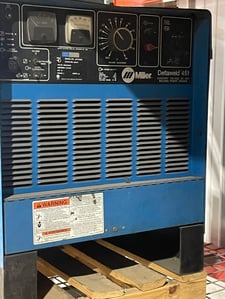 Miller #DeltaWeld-451, w Model 60 wire feeder.