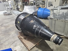 48" Body Cyclone, 8" inlet, 5" outlet