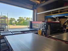 Amada #FOM2-3015NT, Co2 laser, 4000 watt, 5' x 10' table, Flying Optic, AMNC NT controls, 2010