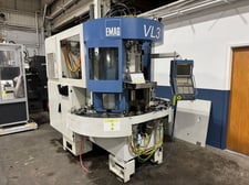 Emag #VL-3, 3-Axis, 8.3" swing, 7" chuck, 6000 RPM, 15 KW, 6 to 12 tool stations, 2012