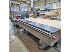 Multicam #5000-Series, CNC router, ATC, 6' x12'tbl., 20 HP vacuum pump, Fanuc Oi, 2005
