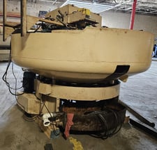 15 cu.ft. Roto-Finish #HRC-17, semio-auto vibratory finishing machine, 10 HP