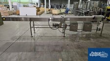 4"/8" wide, Dual Conveyor, Stainless Steel, 104" Ld