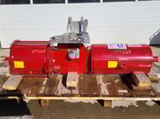 Rotork #GP-130S-485E/C1, pneumatic scitch yoke actuator with 24" CL600 shut off valve, like new