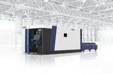 HSG #G3015X-12K, fiber laser, 5' x10'tbl., 12000 watt, shuttle table, chiller, dust collector