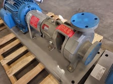 301 GPM @ 202 ' TDH, Flowserve Durco #MK3 STD, horizontal single stage centrifugal pump package unused surplus