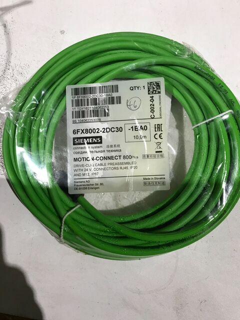 Siemens 6fx8002-2dc30 cable and wire and electrical cable supplies new