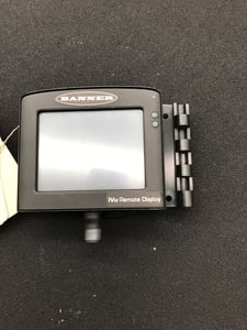 Banner rdm35 ivu remote display 3.5in touchscreen m12 connector used