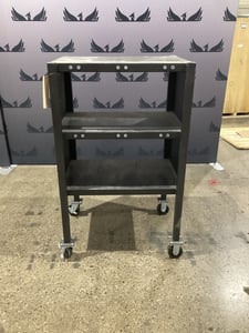 Rolling shelf used