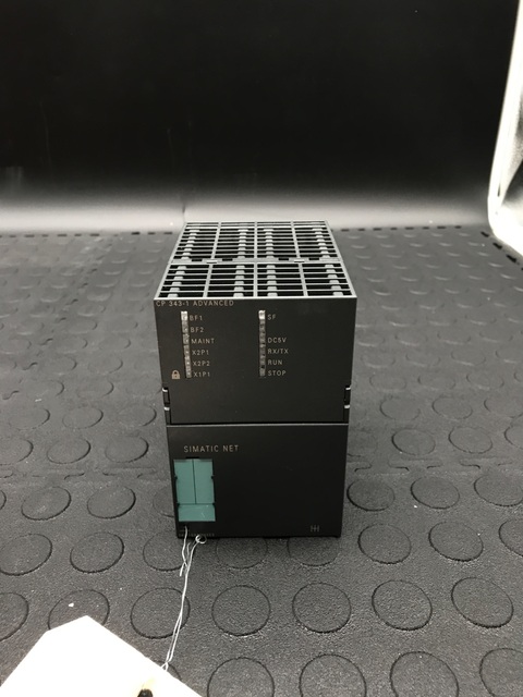 SIEMENS 6GK7 343-' 1GX31-' 0XE0 CP343-' 1 Advanced Ethernet Module USED