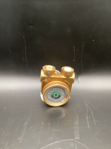 fluid-o-tech r5u15 rotary vane pump 1/2" npt brass