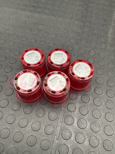LOT OF 5 SIEMENS 8WD4 420-5AB Red LED Stack Light USED