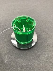 Siemens 8wd4 420-5ac green led signal tower module 24v ac/dc used