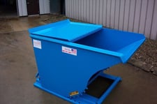 Marathon #HD-75, Heavy Duty Self-Dumping Forklift Hopper, 3/4 yd, unused