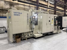 Mitsui-Seiki #HW550S, CNC horizontal machining center, 4th axis, 15000 RPM, thru spindle coolant, probe