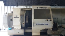 37.4" X 157" Hankook #9NC, Hollow Spindle Lathe, 24.8" swing over cross slide, 151" L Max, 630 RPM, 9.9"