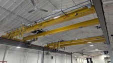 3 Ton, (2 x 3T), R & M, 24' 0" Span, 20' lift, class D, radio, VFD Bridges/Trollies, 150' L Freestanding