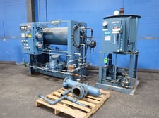 Gas Atmospheres #XH-400, atmosphere-controlled heat treating machine, w/ parts