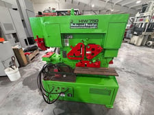 6" x 6" Mubea #HIW-750, ironworker, 82 ton, 20" throat, 2.75" stroke, 10 HP
