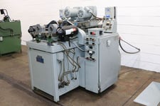 1" x 15" Eldorado #M75, dual spindle, 1/1 HP, 725 -5860 RPM, F-18 high pressure coolant, 10.5" x14" table, 2x