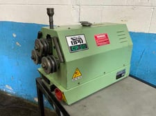 1-1/2" BPR #CP20, pyramid tube & pipe bender, 3/4"shaft diameter, 3-1/4"roll diameter, 1/2 HP, 9 FPM, 1999