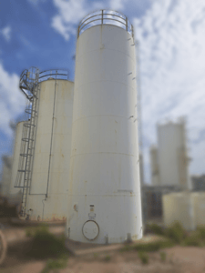 30000 gallon Palmer #2-TK-2015, water recovery surge tank, 12' diameter, 35' straight side, SA-36, 1/16"