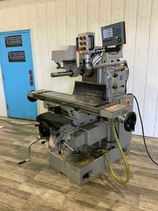 Sharp #UH-3, uiversal horizontal milling machine, 51.18" x 11.81"table, 2-Axis AcuRite digital read out, 7.5