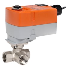 Belimo B309+TFRB24 3-Way 1/2" Characterized Control Valve (CCV), Cv 0.8