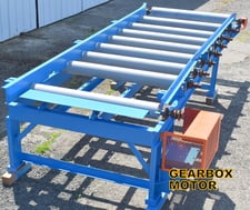 51" wide x 14' long, Powered roll case 14FT, 9 rolls, 51" x 6" diameter, chain drive power rolls