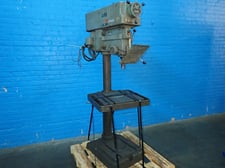 10" Clausing #2275, Drill Press, 16" x 18" Table, 1.5 HP, 1000-1200 RPM, 220/440 V