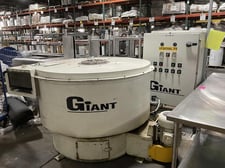 16 cu.ft. Giant Finishing #GB-16HDW, spiral bowl w/internal separator vibratory cob dryer & polishing