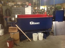 15 cu.ft. Giant Finishing #GO-15, spiral ovel bowl w/internal separation vibratory deburring & finishing