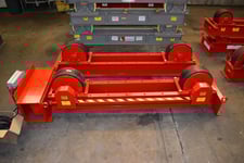 40 Ton, WeldWire #WWRD-40 / WWRI-40, tank turning rolls, 80000 lb., 8"-18' diameter range, hand pendant