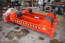 90 Ton, WeldWire #WWRD-90 / WWRI-90, tank turning rolls, 180000 lb., 8"-18' range, hand pendant controller