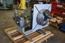 3000 lb. Koike Aronson #MD30, welding positioners, 30" x 30" table w/ T-slots, w/ Profax WPC-20 chuck, 3-jaw