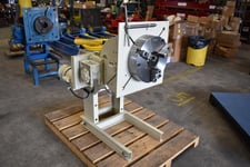 1500 lb. Pandjiris #15-4AB, welding positioners, 16" chuck, 4" COG, powered gear tilt, variable speed, new