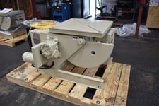3000 lb. Pandjiris #30-6AB, welding positioners, variable speed, powered gear tilt, 30" x 30" table, hand