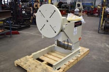 3000 lb. Pandjiris #30-6AB, welding positioners, 6" COG, variable speed, powered gear tilt, hand pendant