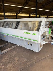 Biesse #Polymac-Akron-840, Edgebander with Pre-Mill, end trim, corner rounder, 230 VAC, 22 kw, 2007
