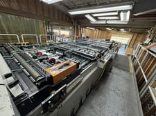 62" Goodstrong #GMC-TC1600, dual rotary sheeter, dual position shaftless floor pick up, edge guide system