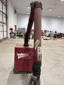 MicroAir #TM1000, 1000 cfm welding fume extractor, compact & portable design, 2011