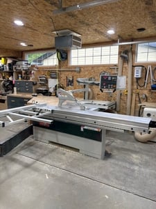 Cantek #D405ANC-8, 1-Axis sliding table saw, 8', 7.5 HP, 2022