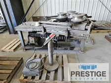 Wallace #464, 4-roll pipe rolling & coil bending machine, pedestal mounted controls, 15 HP, 15 FPM