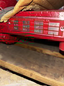 1" Leslie, control valve, class DOS-3, WCB body, Stainless Steel stem, HF wedge, rebuilt