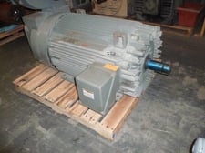 300 HP 1790 RPM General Electric, Frame 509LL, TEFC, BB, inv duty, new unused, 460 Volts