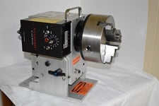 350 lb. Pandjiris #Mini-Pro, welding positioners, variable speed rotation, 8" 3-jaw chuck, 2-1/2" hole, new