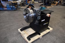 1000 lb. Profax, welding positioners, 20" self centering chuck, variable speed rotation, powered gear tilt