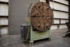 40000 lb. Ransome #400P, welding positioners, 12" COG, variable speed rotation, no tilt, 84" round table, 6"