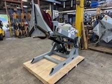 4000 lb. Team Industries #GEN-IV, welding positioners, 6" COG, hydraulic powered elevation, hydraulic power